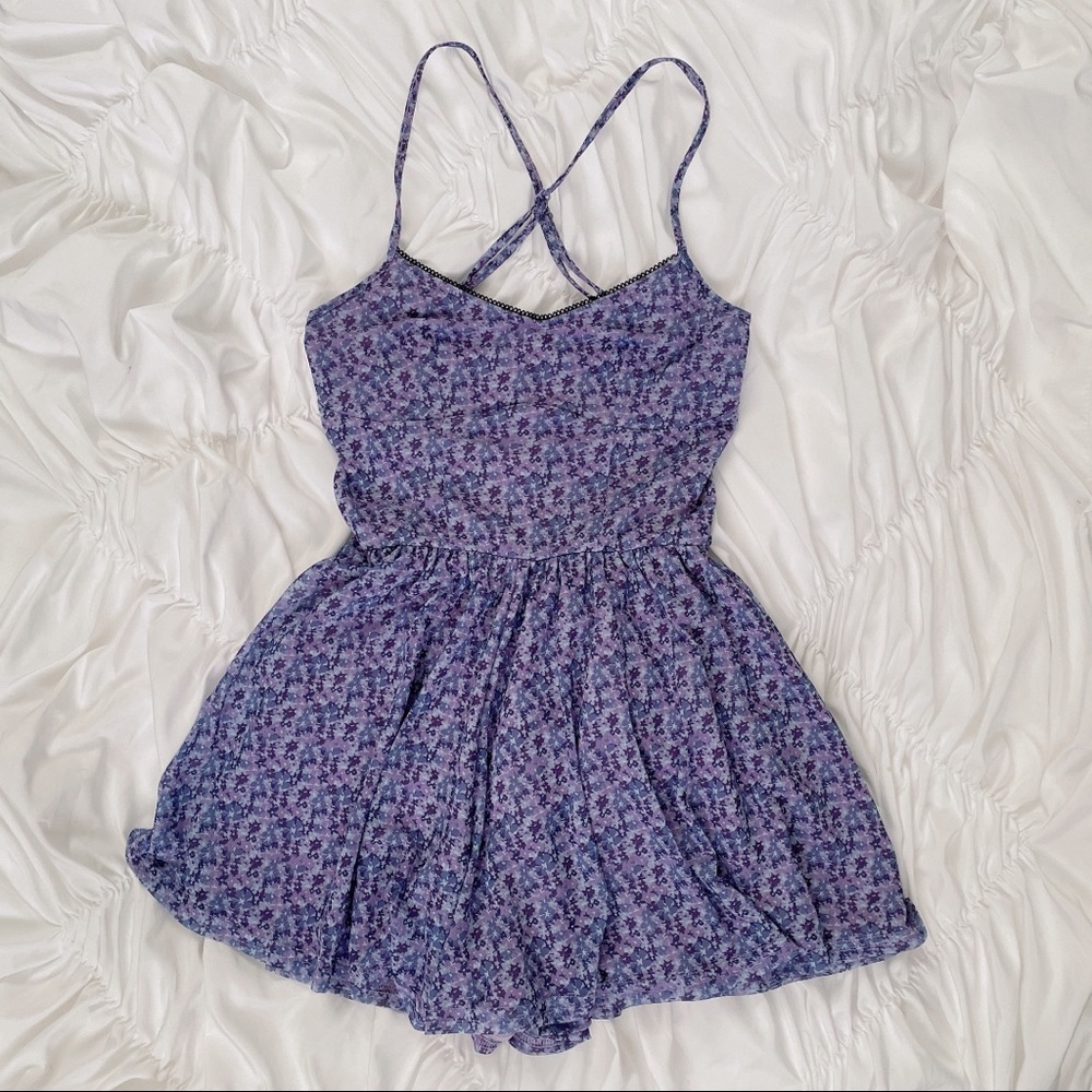 NWT urban outfitters mesh floral romper